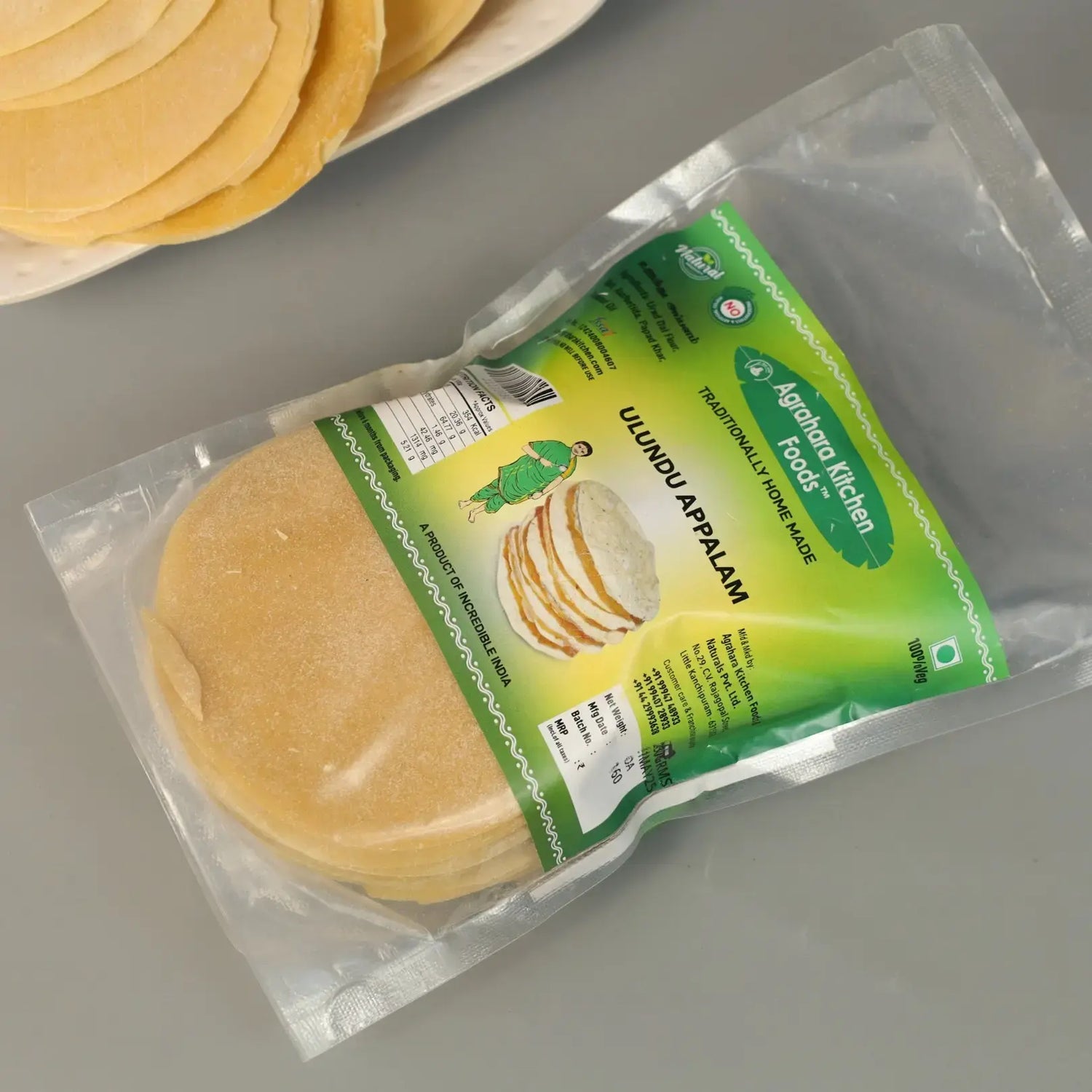 Regular ulundu Appalam Small