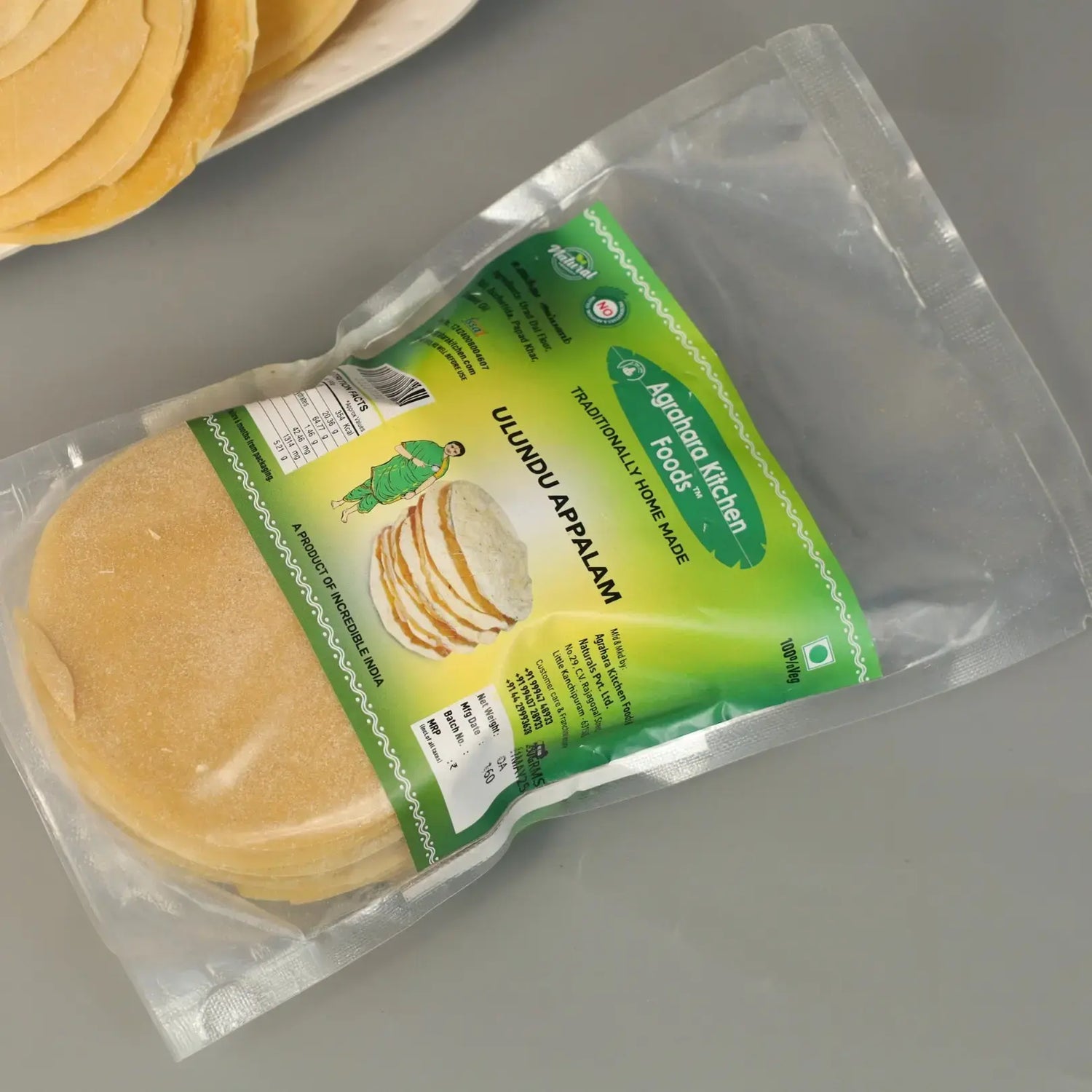 Regular ulundu Appalam Big